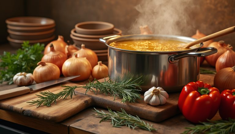 apprenez à préparer une délicieuse soupe à l'oignon pour régaler 30 convives. découvrez des conseils pratiques et des astuces incontournables pour réussir cette recette classique, idéale pour vos grandes occasions.