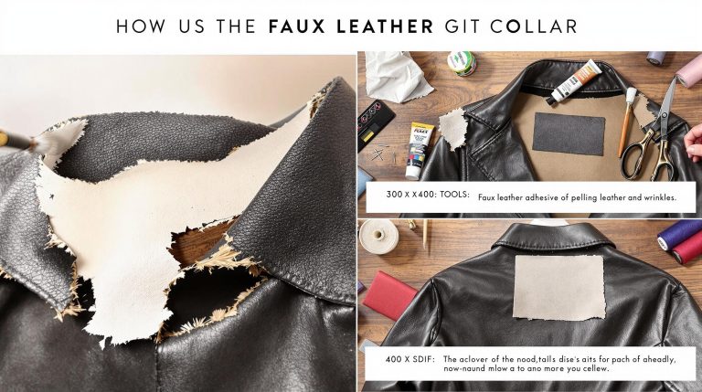 découvrez des astuces simples et efficaces pour réparer le col de votre blouson en simili cuir. apprenez les méthodes pour redonner vie à vos vêtements préférés tout en préservant leur esthétique.